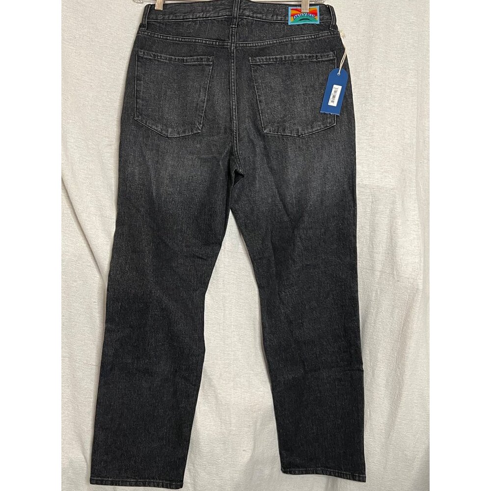 NWT $320 Daily Blue by Adriano Goldschmied High-Waisted Straight 24 BOOST - Picture 6 of 16